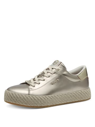 Tamaris Schnürhalbschuh in gold