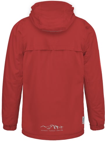 Normani Outdoor Sports Kinder Regenjacke mit Fleecefutter in Rot