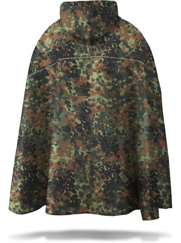 Normani Outdoor Sports Unisex Regenponcho wasserdicht Cherrapunji in Flecktarn