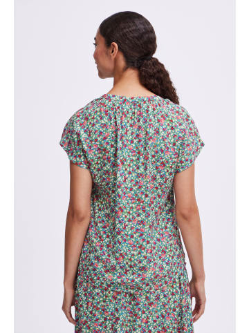 b. young Kurzarm-Bluse BYMMJOELLA Regular fit in Palace Blue Ditsy Mix