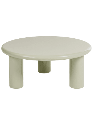 Beliani Couchtisch ITASCA in Grün - (W) 80 x (H) 35 x (L) 80 cm