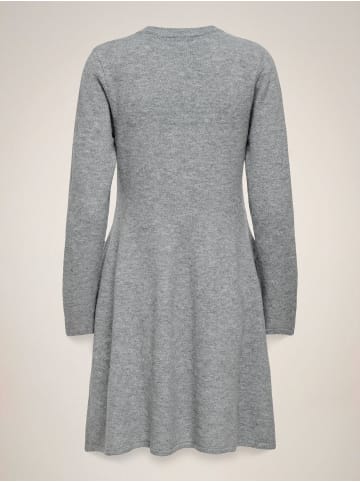 JDY Strickkleid in Light Grey Melange
