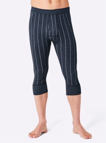 WITT WEIDEN Hose 3/4-lang in marine + hellblau