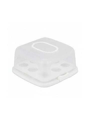 relaxdays Kuchenbox in Weiß - (B)34x (H)16 x (T)32,5 cm