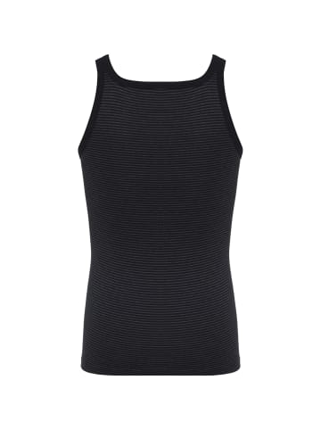 Con-ta Baumwolle, Feinripp Unterhemd in schwarz