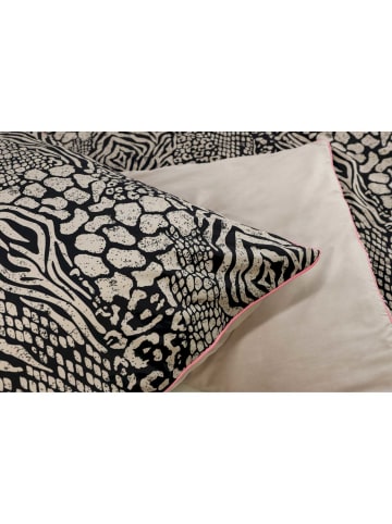 SPORTALM Kitzbühel Satin Bettwäsche ANIMAL in Schwarz