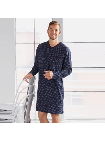 Erwin Müller Single-Jersey Nachthemd in marine