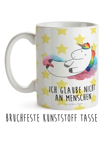 Mr. & Mrs. Panda Kinderbecher Einhorn Wolke 7 mit Spruch in Weiß
