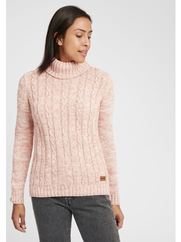 Oxmo Rollkragenpullover in rosa