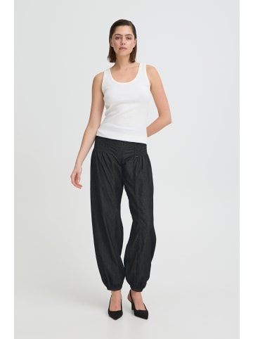 Pulz Hose PZJILL Relaxed fit in Black denim