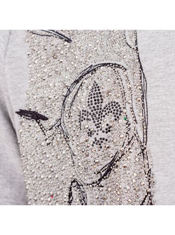 Roberto Geissini Skull Hero T-Shirt Grau