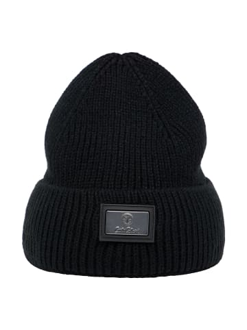 Carlo Colucci Beanie Erri in Schwarz