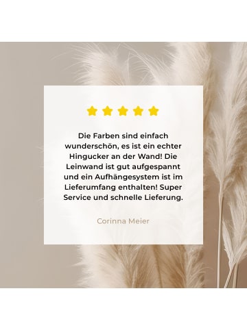 MuchoWow Leinwand bilder Federn (BxH)