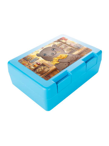 Mr. & Mrs. Panda Bentobox Bär Pommes verliebt Design ohne Spruch in Weiß