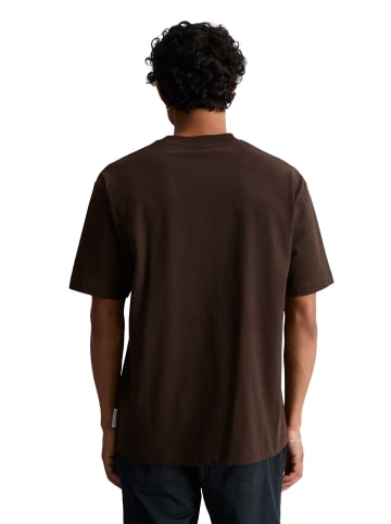 Marc O'Polo DENIM T-Shirt relaxed in Chocolate Brown