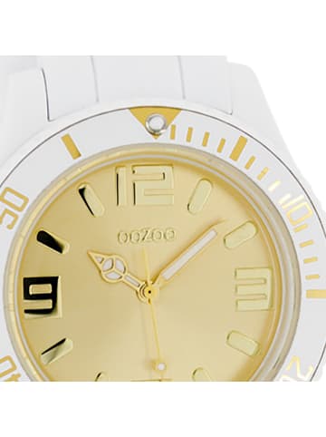 Oozoo Analog-Armbanduhr Oozoo Vintage Series weiß groß (ca. 43mm)
