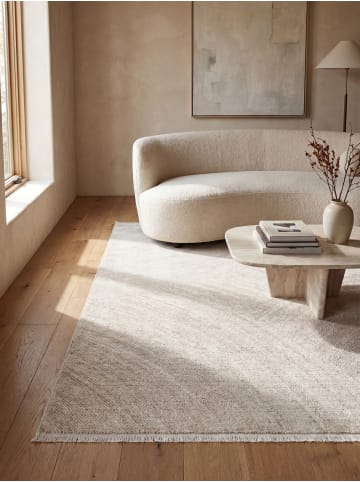KADIMA DESIGN Teppich Kurzflor Geometrisch pflegeleicht Wohnzimmer Schlafzimmer Flur in Beige