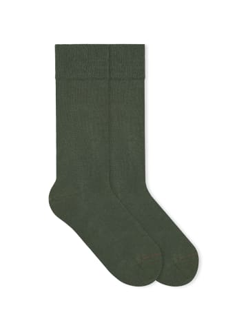 von Jungfeld Classic Socken Herbstfarben in Pine Green