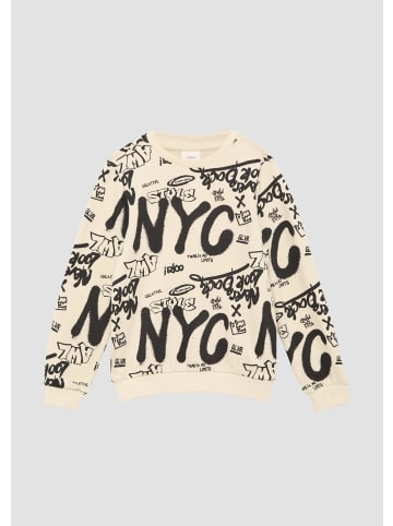 s.Oliver Sweatshirt in 08A2_helles sand