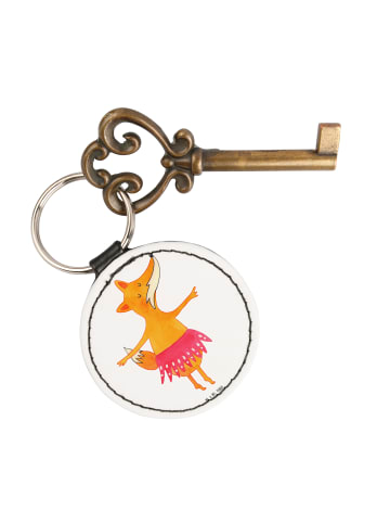 Mr. & Mrs. Panda Taschenanhänger Fuchs Ballerina ohne Spruch in Weiß