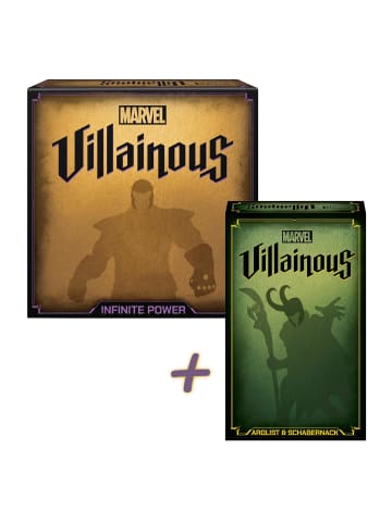 Ravensburger BUNDLE Marvel Villainous Infinite Power + Arglist & Schabernack in mehrfarbig
