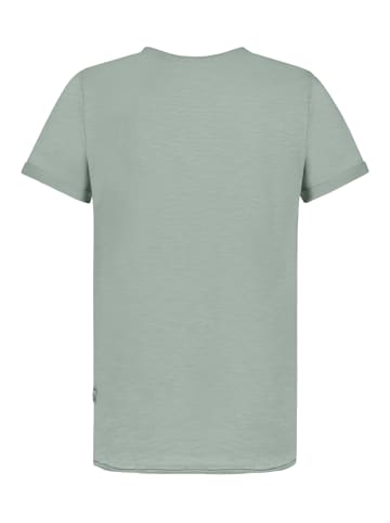 Sublevel Schlichtes Kurzarmshirt Rundhals Modern Zeitlos in Hellgrün