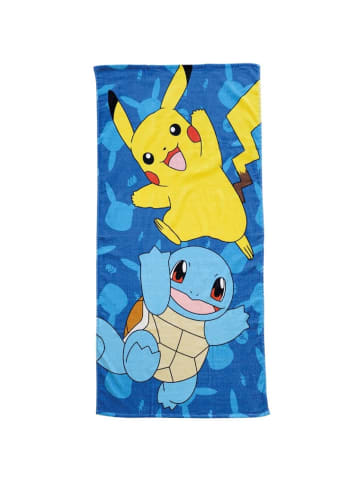 Pokémon Pokémon Handtuch 70x140 cm Baumwolle weich Badetuch saugfähig in Mehrfarbig