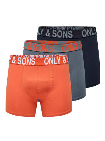 Only&Sons Boxershorts 'ONSFITZ COLOR' in blau