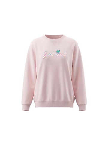 IZIA Women Sweatshirt in Light Rose