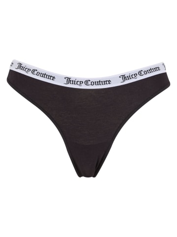 Juicy Couture Juicy Couture DANA COTTON THONG MULTIPACKS X3 in multi-black/grey/grey