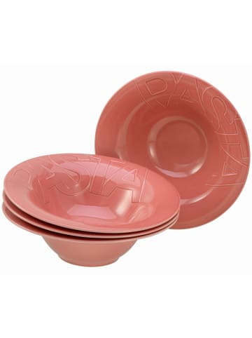 CreaTable 4 er-Set 21669 Gourmet Pastateller Set in Rot