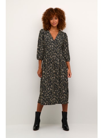 Kaffe Jerseykleid KAtrine Regular fit in Dark Flower Print
