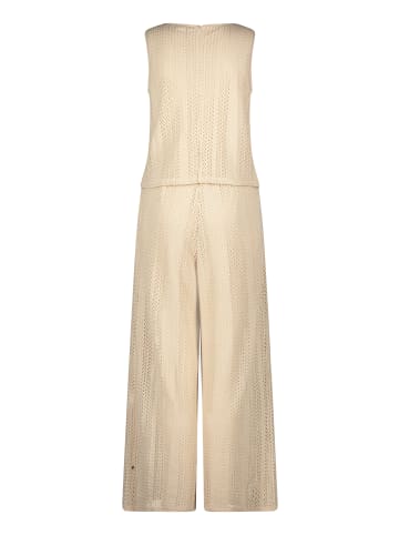 Vera Mont Jumpsuit mit Struktur in Sandshell