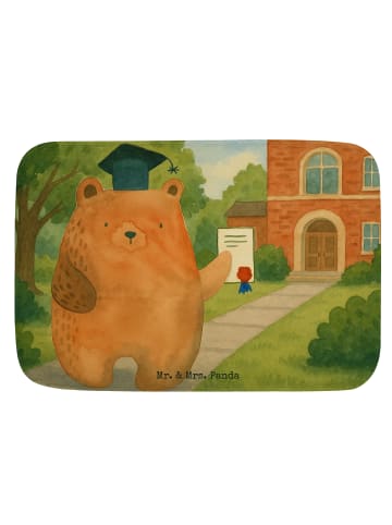 Mr. & Mrs. Panda Badezimmer Matte Bär Prüfung Design ohne Spruch in Weiß