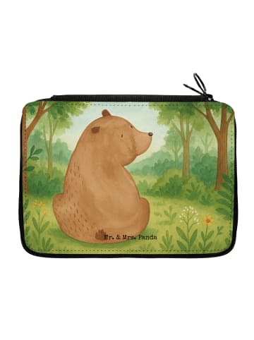 Mr. & Mrs. Panda Federmäppchen Bär Schulterblick Design ohne Spruch in Weiß