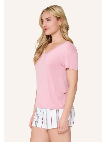 Linga Dore set Shortama in Rosa/druck