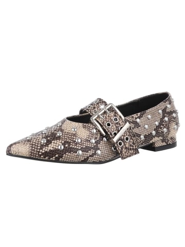 Ital-Design Pump in Beige und Braun