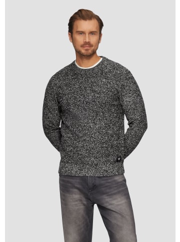 s.Oliver Strickpullover langarm in Schwarz