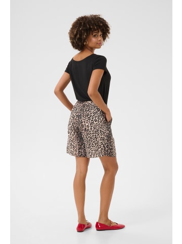 CULTURE Shorts CUpaly Casual fit in Leopard