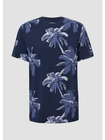 s.Oliver T-Shirt in 58A1_tiefblau