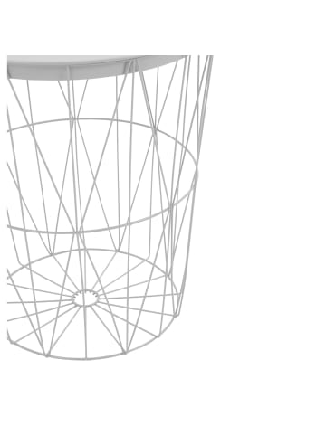 greemotion Beistelltisch mit abnhembarem Tablett - vielseitig & dekorativ in Weiß