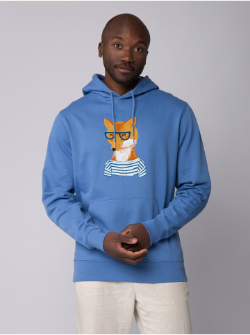 wat? Apparel Sweatshirt Fuchs in Bright Blue