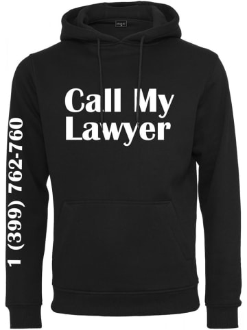 Mister Tee Hoodie "Call My Lawyer Hoody" in Schwarz