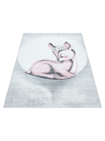 KADIMA DESIGN Teppich Kinder Kurzflor Reh Polypropylen Kinderzimmer