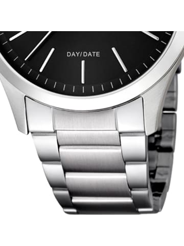 Lotus Analog-Armbanduhr Lotus Minimalist silber groß (ca. 42mm)