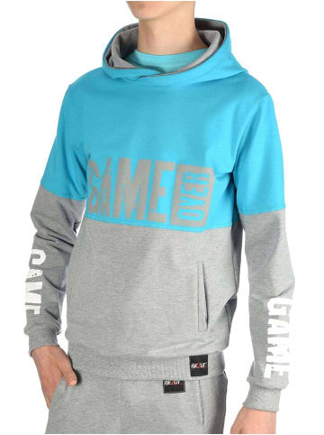 BEZLIT Hoodie in Blau Türkis - Grau