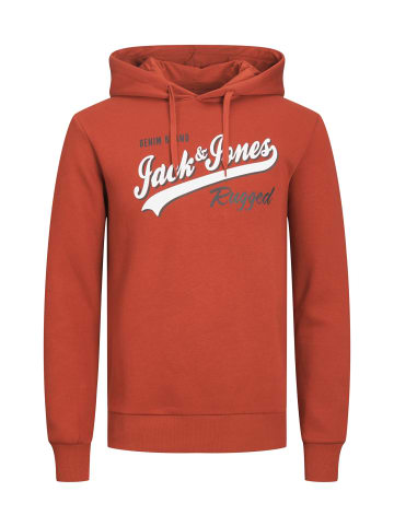 Jack & Jones Hoodie 'Logo' in hellrot