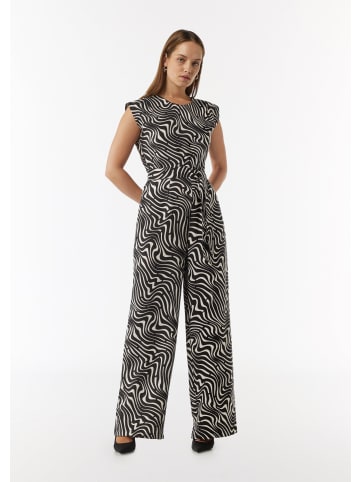 comma Overall lang in Beige-schwarz
