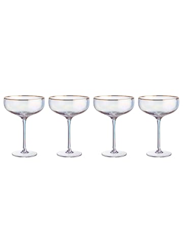 Butlers Butlers Champagnerschale SMERALDA 4er-Set in Durchscheinend