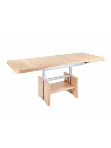 58 aufm Kessel COUCHTISCH höhenverstellbar und ausziehbar Cantara 140x56x80 Eiche